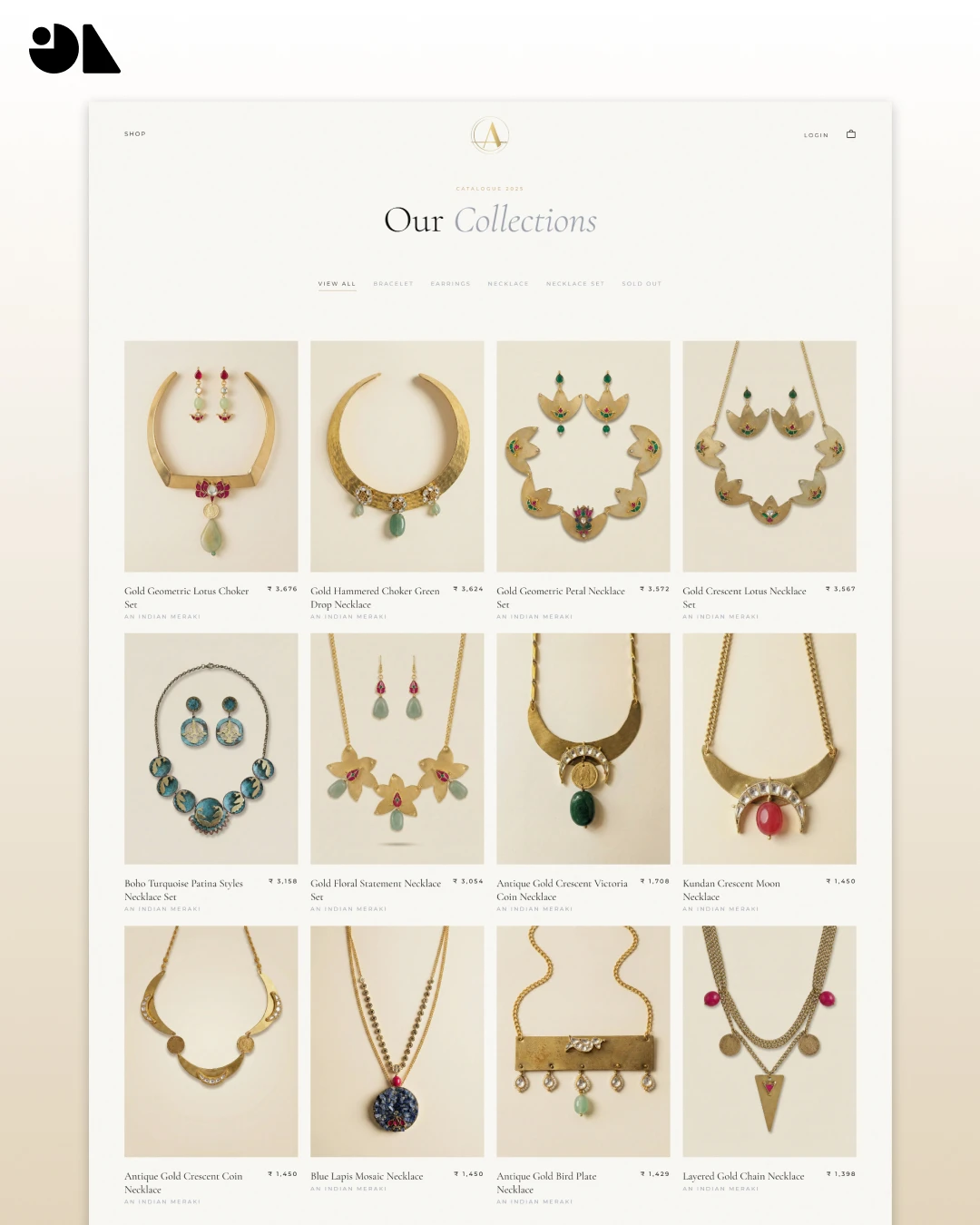 An Indian Meraki Product Listing